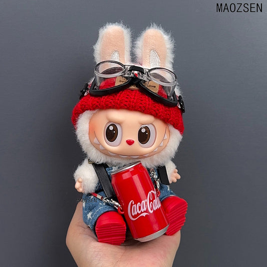 Labubu Coca-Cola Belted Pants Set