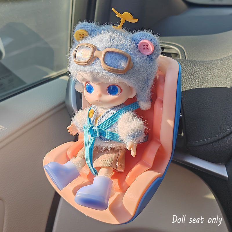 Accesorios para coche para el asiento de la muñeca Labubu