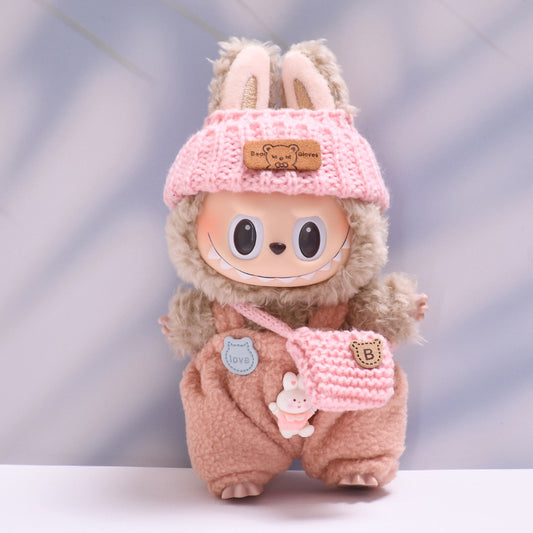 Labubu Doll Outfit Pink Pink